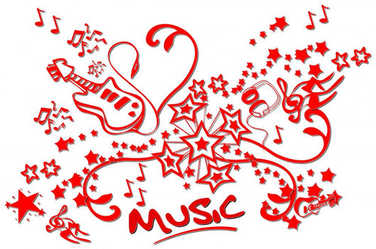 Music Wall Decal Design 1