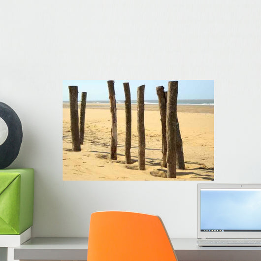 Wood Beach Wall Decal