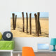 Wood Beach Wall Decal
