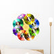 Cd Musica-compact Disc Music-disque Wall Decal