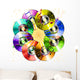 Cd Musica-compact Disc Music-disque Wall Decal