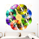 Cd Musica-compact Disc Music-disque Wall Decal