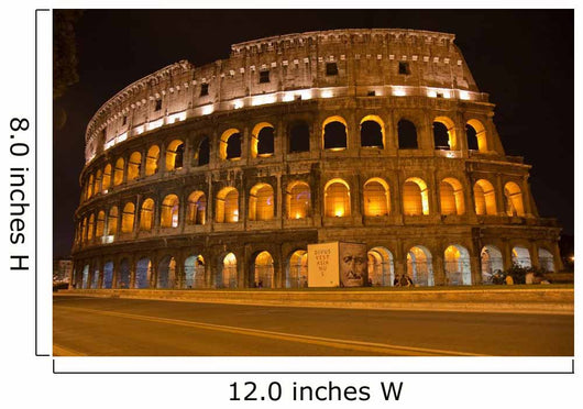 Colosseum Night Wall Decal