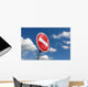 Prohibiting Road Sign Blue Sky Wall Decal