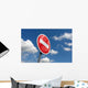 Prohibiting Road Sign Blue Sky Wall Decal