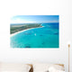 Caribbean Beach Aerial Wall Decal