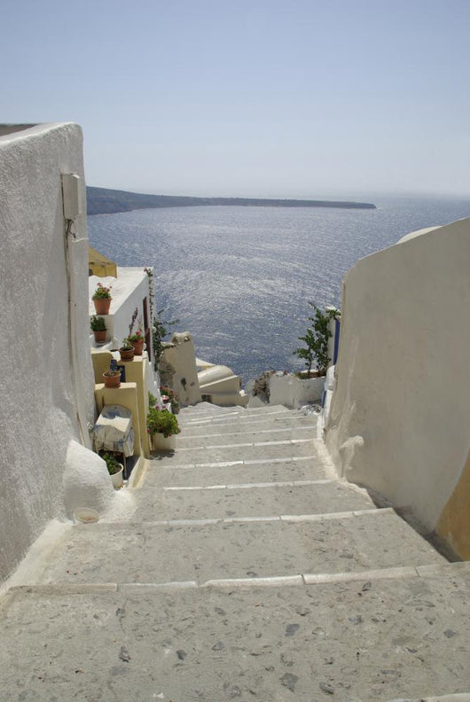 Stairways to Ammoudi Wall Decal