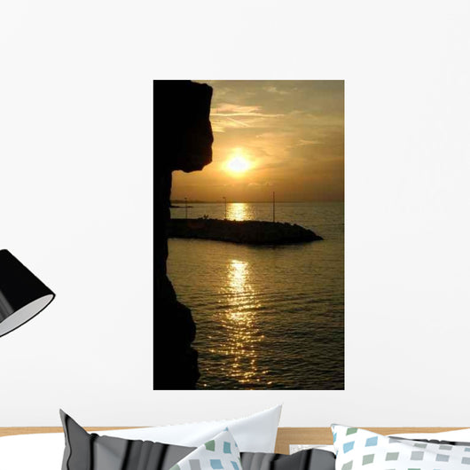 Sunset Sea Wall Decal