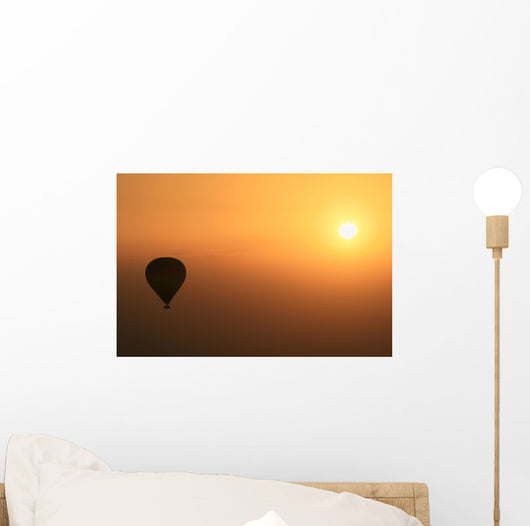 Sunset Balloon Wall Decal