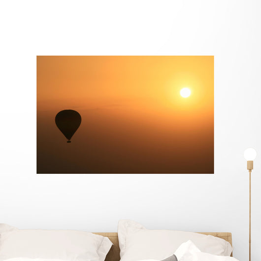 Sunset Balloon Wall Decal