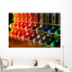 Miniature Golf Balls in a Rack Wall Mural