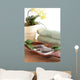 Orchid Massage Stones Sand Wall Decal