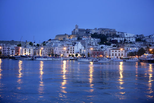 Ibiza Harbor Mediterranean Island Wall Decal