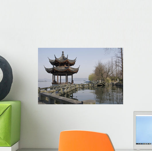 West Lake Hangzhou Wall Decal Design 3