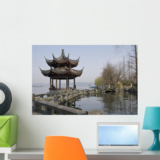 West Lake Hangzhou Wall Decal Design 3