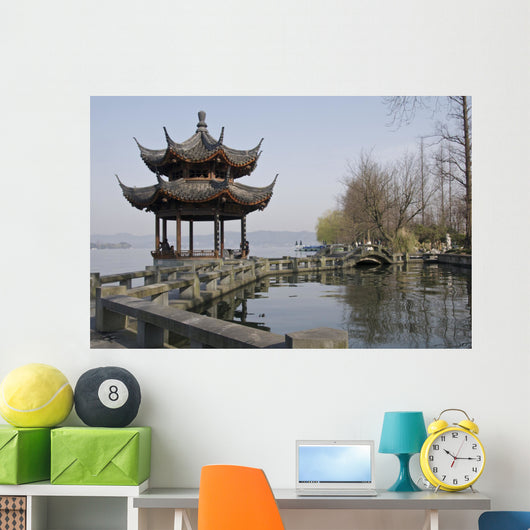 West Lake Hangzhou Wall Decal Design 3