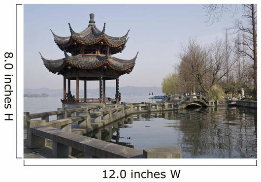 West Lake Hangzhou Wall Decal Design 3