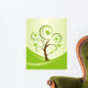 Abstract Swirly Tree Wall Decal