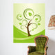 Abstract Swirly Tree Wall Decal