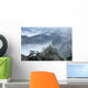 Hua Shan Foggy Mountains Wall Decal
