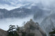 Hua Shan Foggy Mountains Wall Decal