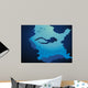The diver in reeves Wall Mural