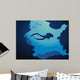 The diver in reeves Wall Mural