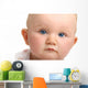 Beautiful Baby with Blue Wall Decal