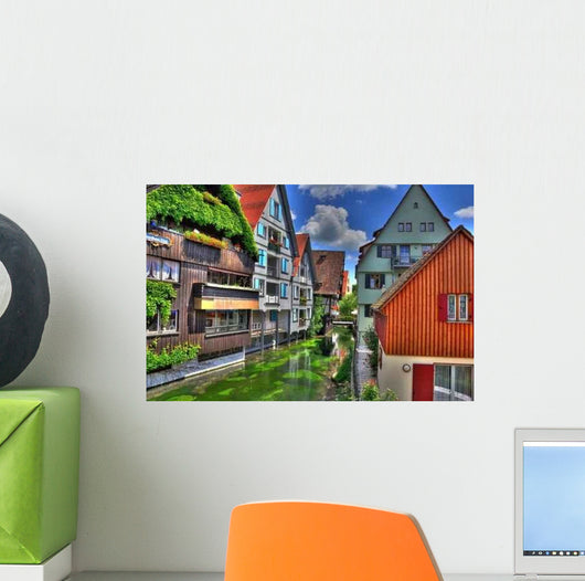 Fischerviertel Ulm Hdr Wall Decal