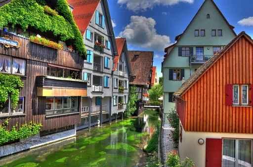 Fischerviertel Ulm Hdr Wall Decal