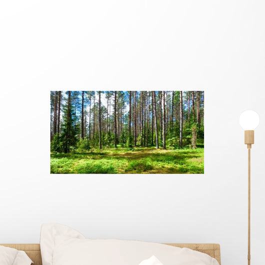 Summer Forest Wall Decal Design 2