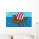 Viking Ship Wall Decal