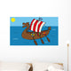 Viking Ship Wall Decal