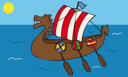 Viking Ship Wall Decal