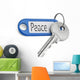 Key to Peace Wall Decal
