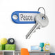 Key to Peace Wall Decal