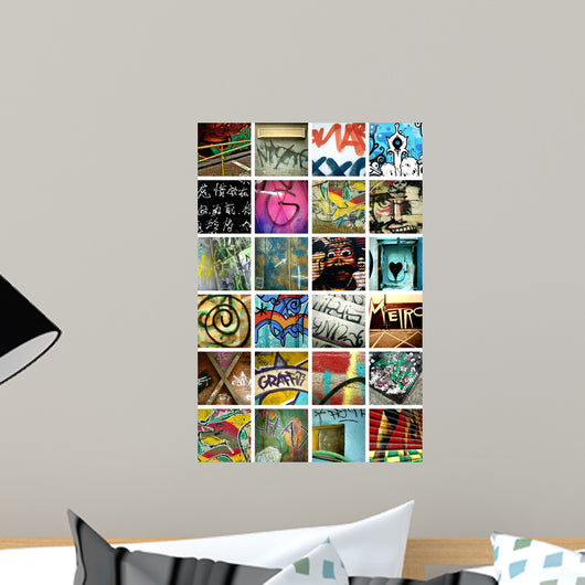 Graffiti Montage Collage Wall Decal
