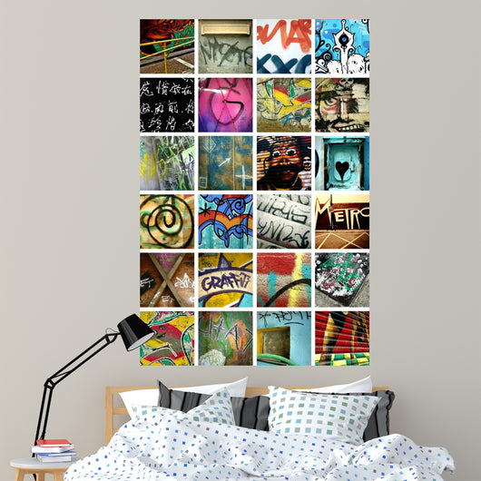 Graffiti Montage Collage Wall Decal