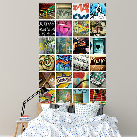 Graffiti Montage Collage Wall Decal