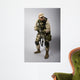 Desert Storm Soldier Army Wall Decal