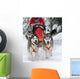 Sled Dog Race Wall Decal