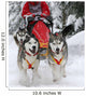Sled Dog Race Wall Decal