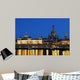 Dresden with Frauenkirche Night Wall Decal