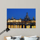 Dresden with Frauenkirche Night Wall Decal