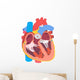 Human Heart Wall Decal