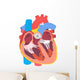 Human Heart Wall Decal