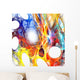 Techno Colors Web Wall Decal