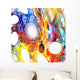Techno Colors Web Wall Decal