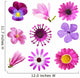 Purple Flowers Wall Stickers
