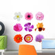 Summer Flowers Wall Stickers